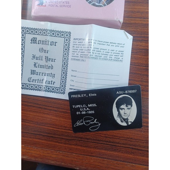 Vintage Elvis Presley Memorabilia (2)Watches Koozie Cards Magazines - Picture 13 of 16